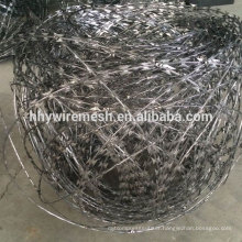 stainless steel razor spike wire concertina razor wire coil security razor barbed wire